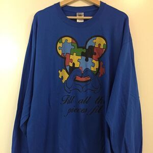 Mickey Autism Awareness Long Sleeve size 2XL